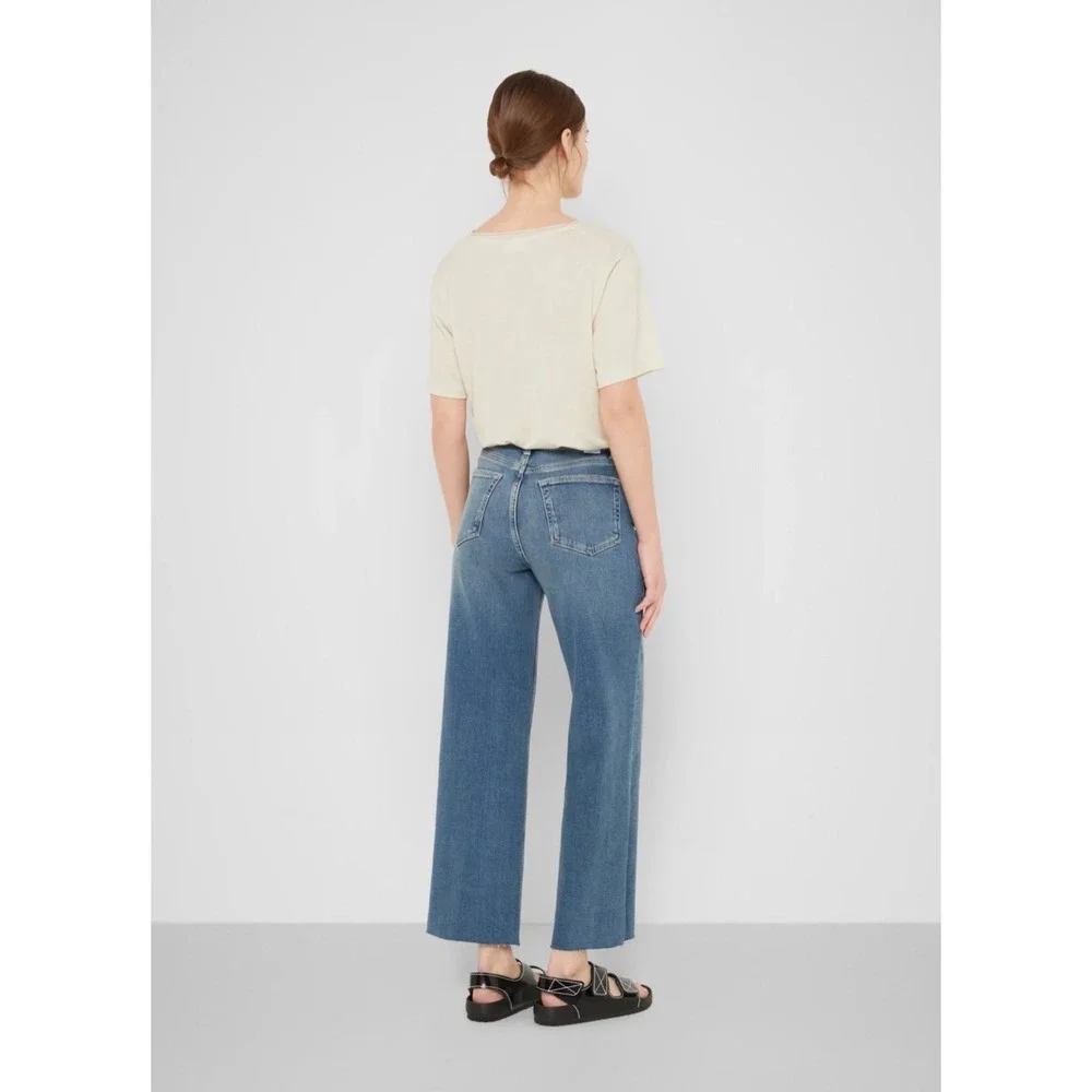 Free‎ People Boyish The Mikey High Rise Wide Leg - Short Circuit 27 $189